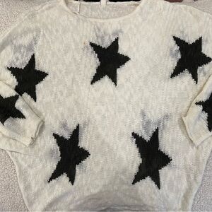 Star sweater, size S/M sm stain on front have not tried to get out